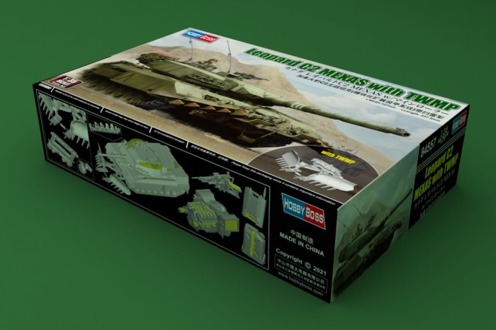 HobbyBoss 84557 1/35 Scale Leopard C2 MEXAS with TWMP Military Plastic Assembly Model Kits