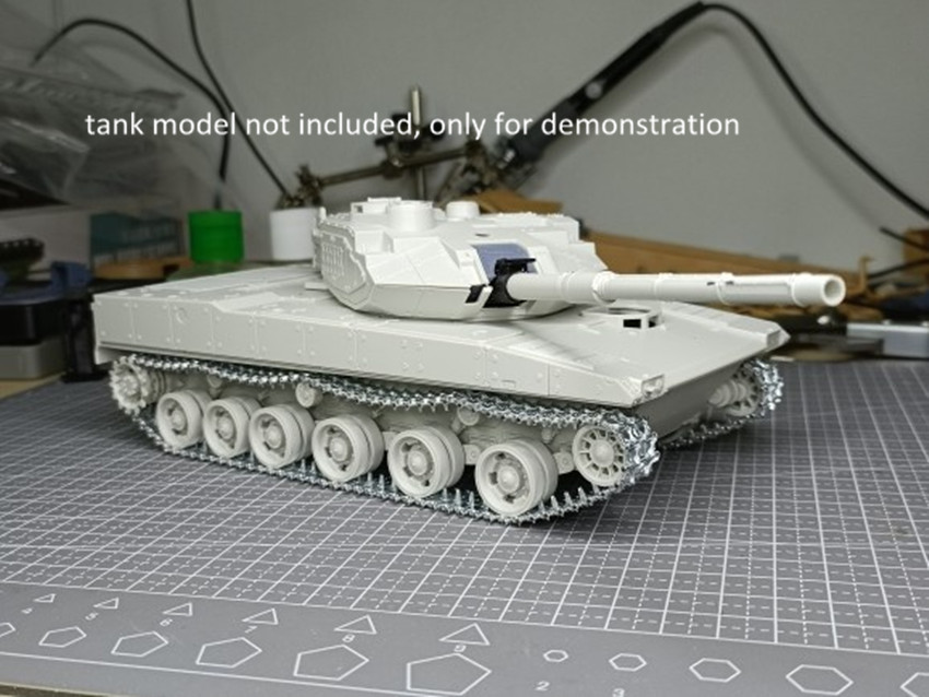 SANXIN SX35019 1/35 Metal Track Links for M4A3E8 Sherman Tank Model w/metal pin 