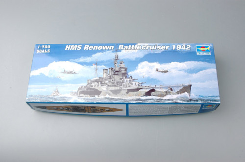 Trumpeter 05764 1/700 Scale HMS Renown 1942 Battlecruiser Military Plastic Assembly Model Kits