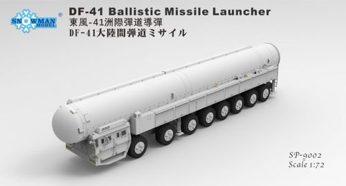 Snowman SP-9002 1/72 Scale DF-41 Ballistic Missile Launcher Military Plastic Assembly Model Kit