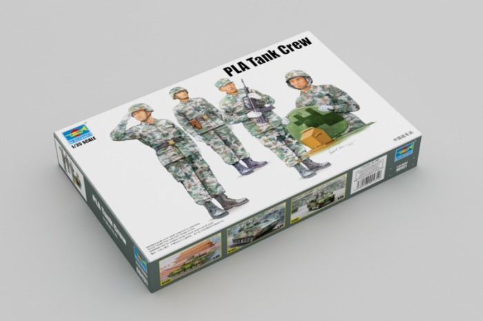 Trumpeter 00431 1/35 Scale PLA Tank Crew Soldiers Figures Military Plastic Assembly Model Kits