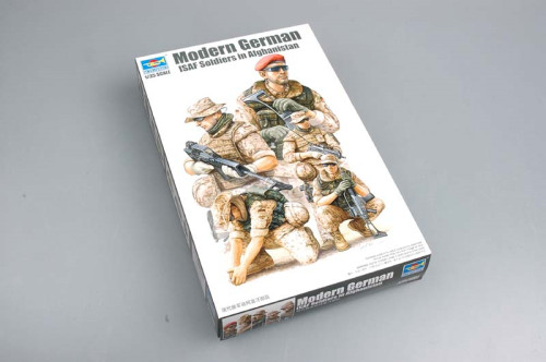Trumpeter 00421 1/35 Scale Modern German ISAF Soldiers in Afghanistan Soldiers Figures Military Plastic Assembly Model Kits