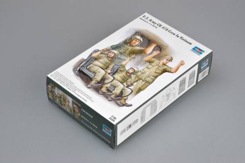 Trumpeter 00417 1/35 Scale US Army CH-47 Crew in Vietnam Soldiers Figures Military Plastic Assembly Model Kits