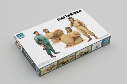 Trumpeter 00439 1/35 Scale Iraqi Tank Crew Soldiers Figures Military Plastic Assembly Model Kits