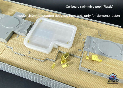 1/200 Scale Titanic On-board Entertainment Upgrade Set Detail Up Set for Trumpeter 03719 Model CY20012