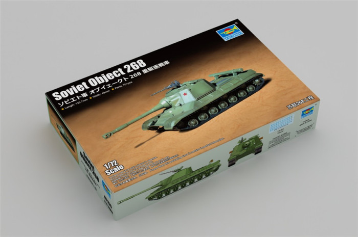 Trumpeter 07155 1/72 Scale Soviet Object 268 Military Plastic Assembly Model Kits