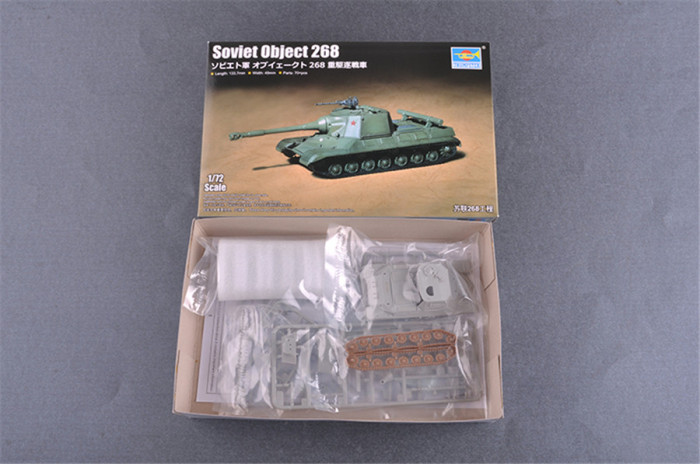 Trumpeter 07155 1/72 Scale Soviet Object 268 Military Plastic Assembly Model Kits