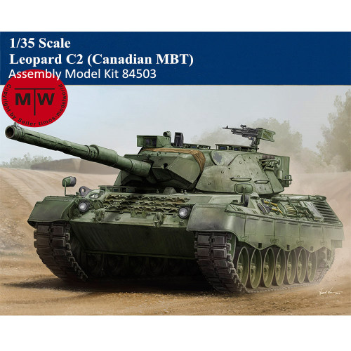 HobbyBoss 84503 1/35 Scale Leopard C2 (Canadian MBT) Military Plastic Assembly Model Kits