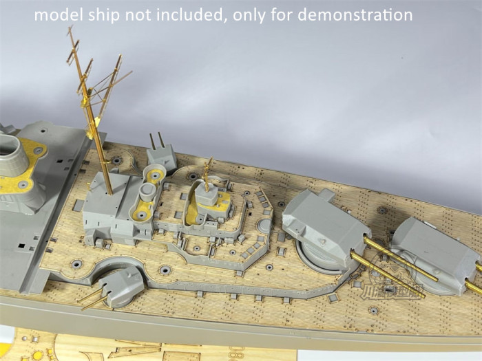 1/350 Scale Upgrade Set for Trumpeter 05359 German Tirpitz Battleship Model Kit CYE038