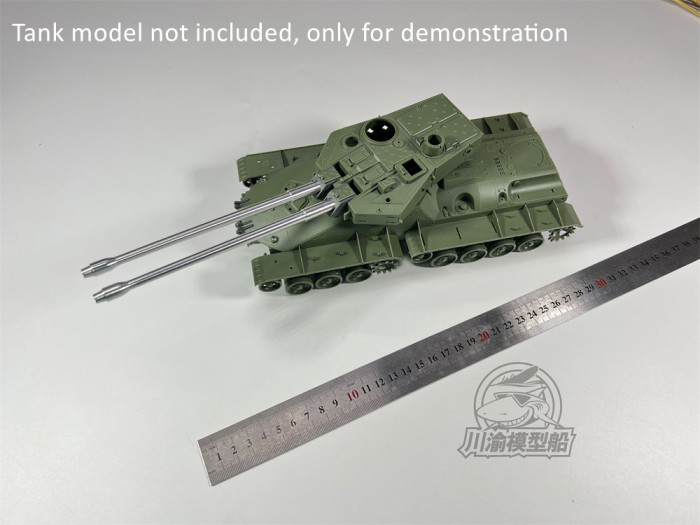 1/35 Scale 155mm Metal Barrel Shell Kit for Border BC001 Apocalypse Tank Model CYT150A