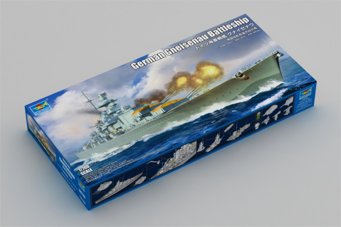 Trumpeter 06736 1/700 Scale German Gneisenau Battleship Military Plastic Assembly Model Kit 