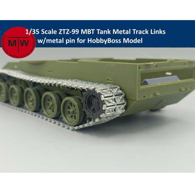 1/35 Scale ZTZ-99 MBT Tank Metal Track Links w/metal pin for HobbyBoss Model SX35028 Need Assemble