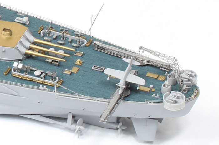 Trumpeter 65704 1/700 Scale USS North Carolina BB-55 Assembly Model & Upgrade Set 