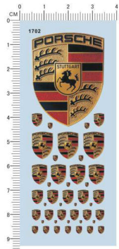 Decals Porsche for different scales Car Model 1702