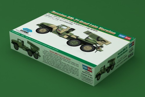 HobbyBoss 82932 1/72 Scale Russian BM-21 Grad Late Version Military Plastic Assembly Model Kits