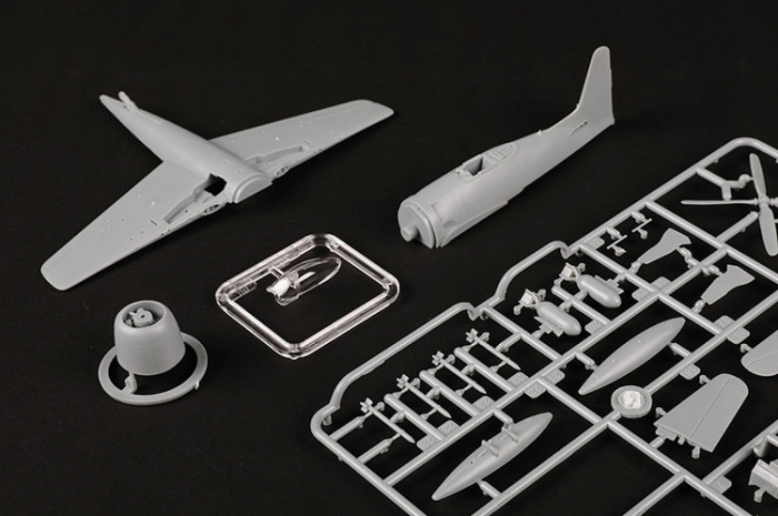 HobbyBoss 87269 1/72 Scale F8F-2 Bearcat Military Plastic Aircraft Assembly Model Kits