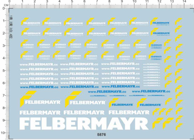 Decals Felbermayr Logo for different scales Model Kits 5876