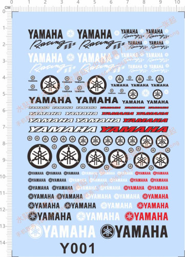 1/18 1/12 1/24 1/20 1/43 Scale Decals Yamaha Logo for Model Kits Y001