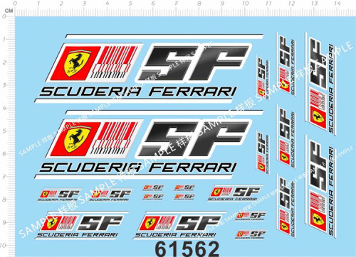 Decals Scuderia Ferrari SF for Car Model Kits 61562