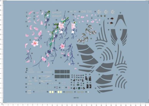 1/72 Scale Decals F-14D Tomcat ACE COMBAT BLOSSOM for Aircraft Model Kits 64110