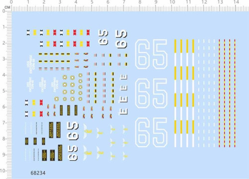 1/700 Scale Decals for CVN-65 Enterprise Military Model Kits 68234