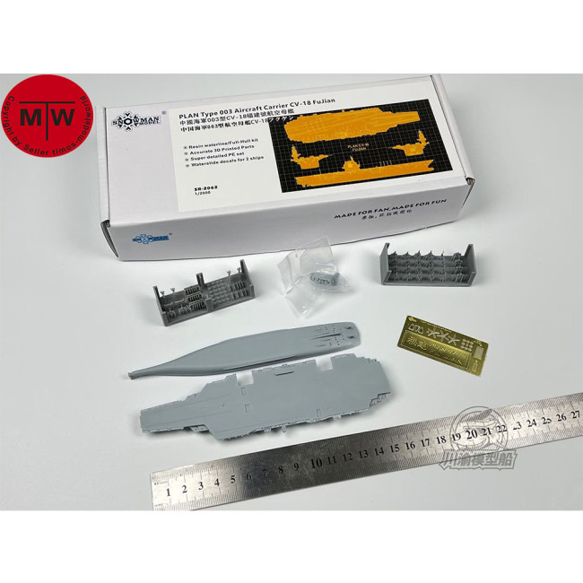 Snowman SR-2062 1/2000 Scale PLAN Type 003 Aircraft Carrier CV-18 Fujian Military Plastic Assembly Model Kits