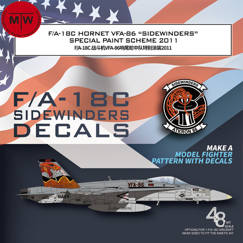 US$ 17.00 - Galaxy G48066 1/48 Scale F/A-18C Hornet VFA-86 