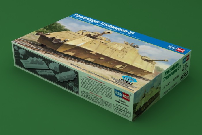 HobbyBoss 82953 1/72 Scale Panzerjager-Triebwagen 51 Military Plastic Assembly Model Kits