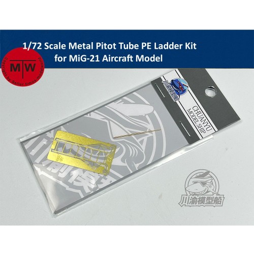 1/72 Scale Metal Pitot Tube PE Ladder Kit for MiG-21 Aircraft Model CYF007