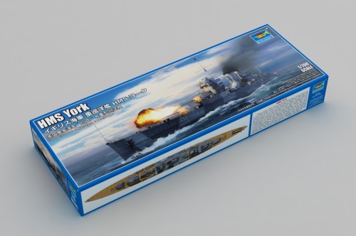Trumpeter 06745 1/700 Scale HMS York Military Plastic Assembly Model Ship Kits