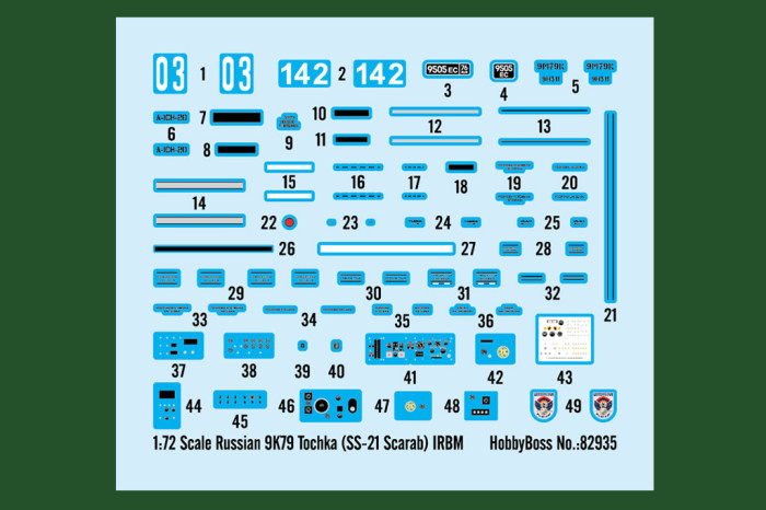 HobbyBoss 82935 1/72 Scale Russian 9K79 Tochka (SS-21 Scarab) IRBM Military Plastic Assembly Model Kits