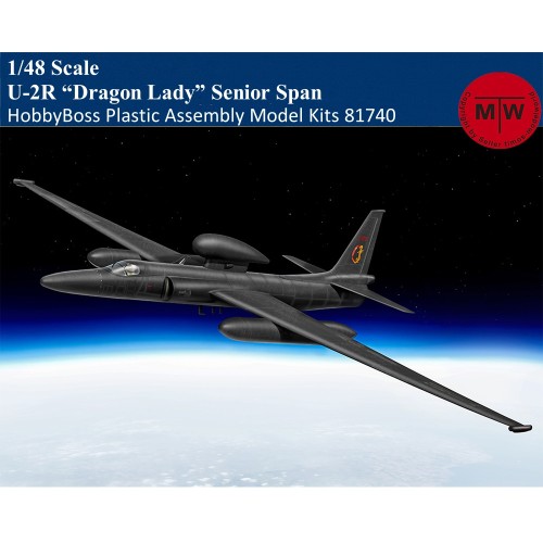 HobbyBoss 81740 1/48 Scale U-2R “Dragon Lady” Senior Span Military Plastic Assembly Model Kits