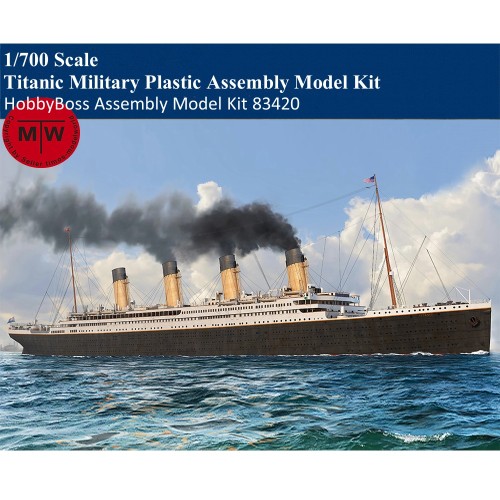 HobbyBoss 83420 1/700 Scale Titanic Military Plastic Assembly Model Kits