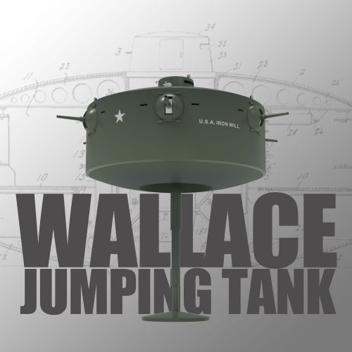 Wallace Leaping Tank Model(1/35 1/72 Scale can be choice)