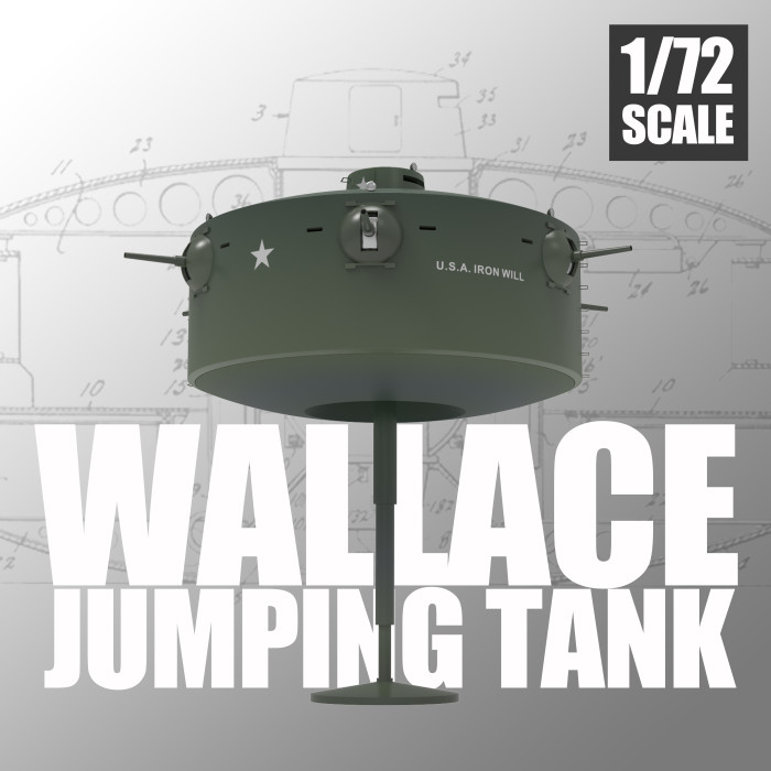 Wallace Leaping Tank Model(1/35 1/72 Scale can be choice)