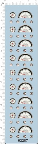 1/6 Scale Decals Instrument Dial 62287