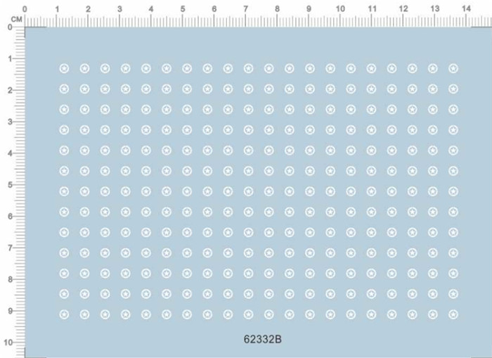 1/100 1/144 Scale US ARMY Military Vehicle Tank White Star Markings Water Decal 62332B