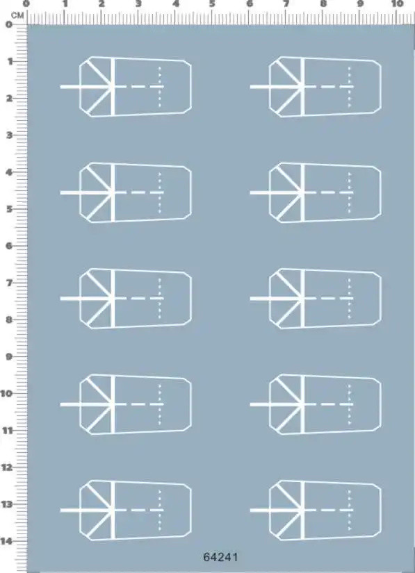 1/700 Scale Helicopter Deck Markings Military Model Kit Water Slide Decal 64241