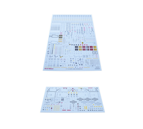 Galaxy G48069 1/48 Scale F-15 Eagle Fighter Data and Stencils Decal for Aircraft Model Kit