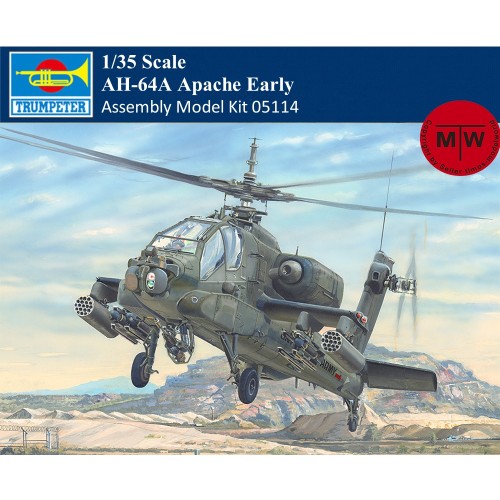 Trumpeter 05114 1/35 Scale AH-64A Apache Early Military Plastic Assembly Model Kits