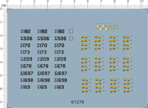 1/144 Scale USAAF MO F-15E Modified x4-2-final Markings Model Decal 61278