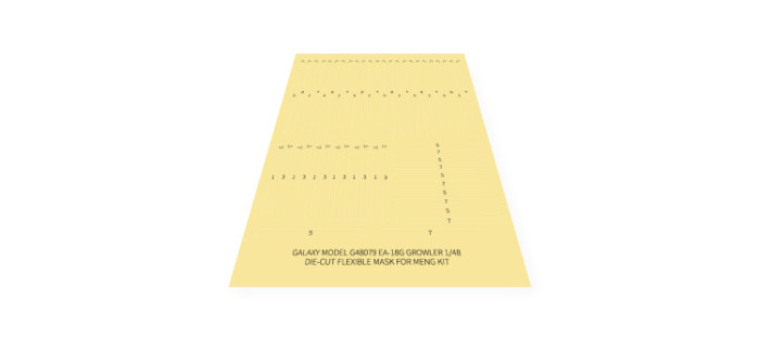 Galaxy G48067/G48070/G48079/G48081 1/48 Scale EA-18G Growler Anthology Part 2/1/4/6 Decal & Mask for Meng Model Kit