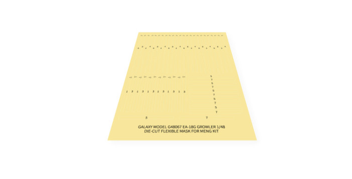 Galaxy G48067/G48070/G48079/G48081 1/48 Scale EA-18G Growler Anthology Part 2/1/4/6 Decal & Mask for Meng Model Kit