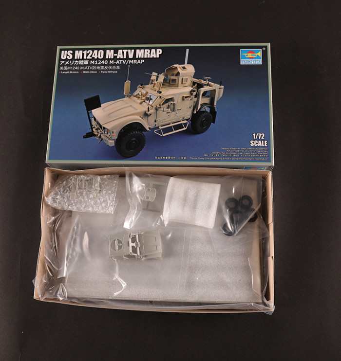 Trumpeter 07413 1/72 Scale US M1240 M-ATV MRAP Military Plastic Assembly Model Kit