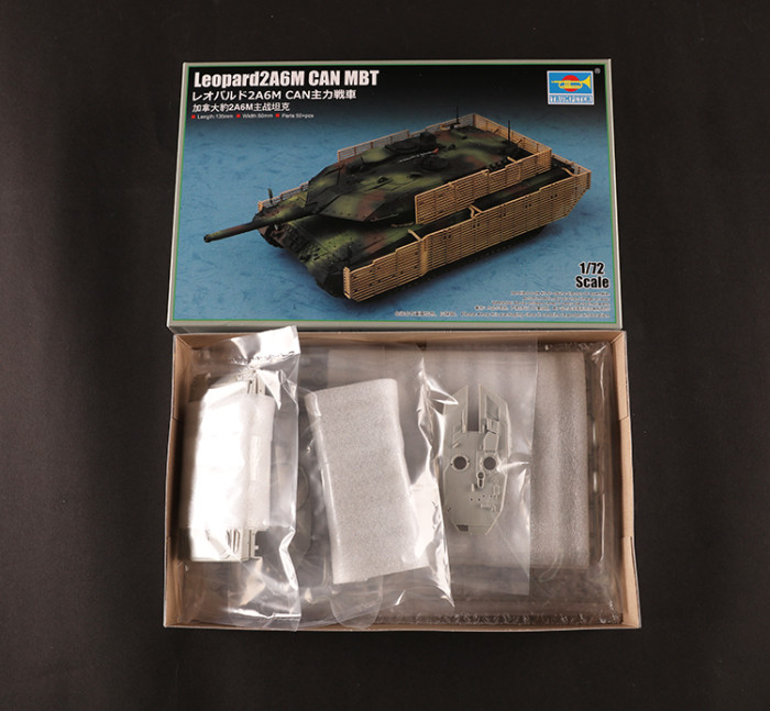 Trumpeter 07193 1/72 Scale Leopard2A6M CAN MBT Military Plastic Assembly Model Kits