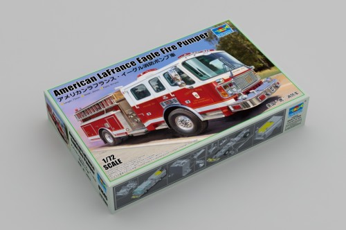 Trumpeter 07445 1/72 Scale American LaFrance Eagle Fire Pumper Military Plastic Assembly Model Kits
