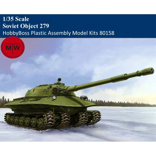 HobbyBoss 80158 1/35 Scale Soviet Object 279 Military Plastic Assembly Model Kits