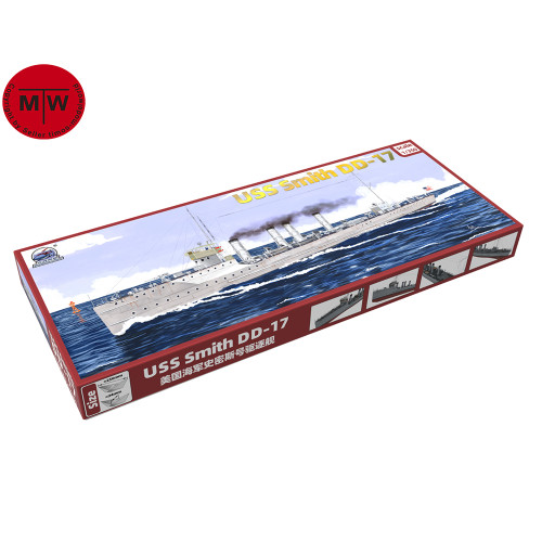 1/350 Scale USS Smith DD-17 Assembly Model Kit & Detail Upgrade Set(Metal Parts/PE Sheet)