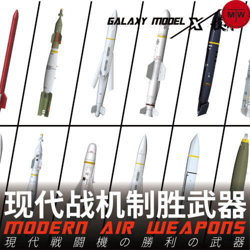Galaxy 1/48 Scale Resin Modern Air Weapons Missiles Model Kit