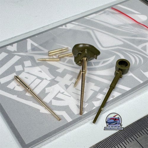1/48 Scale Metal Barrel Shell Kit for Tamiya 32606 US M5A1 Stuart Light Tank Model Kit CYT350